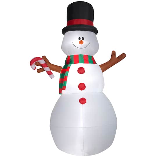 10ft. Animated Airblown&#xAE; Inflatable Christmas Swiveling Snowman